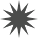 Black Retro Star